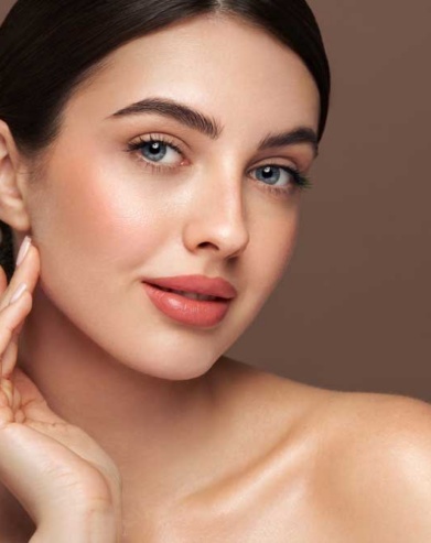 patient with a laser facial