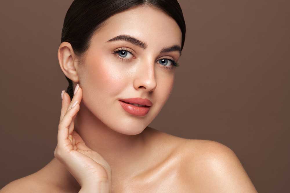 patient with a laser facial